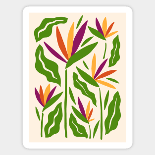 Bird Of Paradise Flowers Magnet